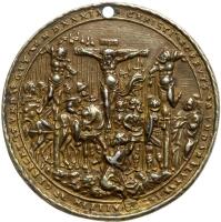 Bohemia. Gilt Silver Cast Medal, 1539 VF