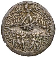 WITHDRAWN - Bohemia. Cast Silver Original Medal, (1546) VF Details