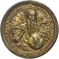 WITHDRAWN - Bohemia. Gilt Bronze Medal, ND (1619-22) Sharpness of VF