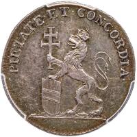 Bohemia. Silver Jeton (3/4 Ducat), 1791 PCGS MS61