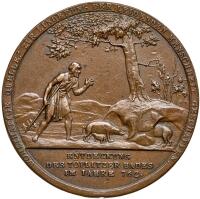 Bohemia. Bronze Medal, 1806 Choice VF