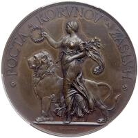 Bohemia. Medal, ND (c.1900) PCGS MS63