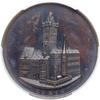 Czechoslovakia. Bronze Medal, 1837 PCGS Unc