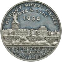 Czechoslovakia. White Metal Medal, 1892 PCGS Specimen 62