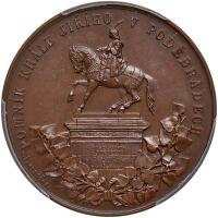 Czechoslovakia. Bronze Medal, 1896 PCGS Specimen 64
