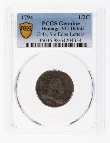 1794 C-4a, Small Edge Letters. Rarity 3