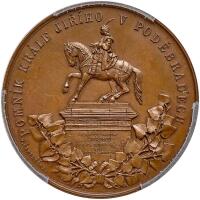 Czechoslovakia. Bronze Medal, 1896 PCGS MS64