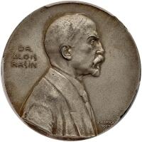 Czechoslovakia. Silvered-Bronze Medal, 1917 PCGS Specimen 63