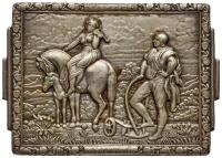 Czechoslovakia. Attachable Patriotic Bronze Plaque n.d., on the Czech National Anthem