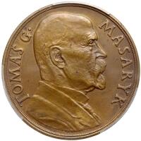 Czechoslovakia. Brass Medal, 1935 PCGS MS62