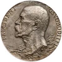 Czechoslovakia. Silver Medal, 1937 PCGS Specimen 63