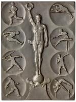 Czechoslovakia. Silvered-Bronze Plaque, 1942 Unc