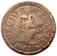 France. Quadruple Piedfort Double Tournois, 1577-A PCGS VF