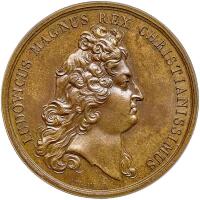France. Bronze Medal, 1685 PCGS MS64 BN
