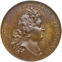 France. Bronze Medal, (1685) PCGS MS64