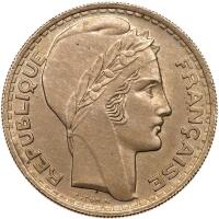 France. Pattern Essai 10 Francs, 1945 PCGS Specimen 63