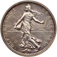 France. Piedfort 5 Francs, 1960 Unc