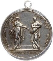 German States: Augsburg. Female Virtues Silver Medal, ND (17th/18th C.)