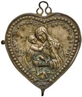 German States: Bavaria. Silver Pendant, ND (c.1700's) VF