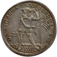 German States: Brunswick-Wolfenb&Atilde;&frac14;ttel. 24 Mariengroschen, 1700 PCGS AU58