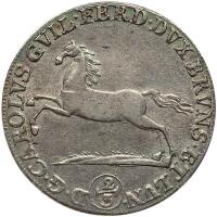 German States: Brunswick-Wolfenb&Atilde;&frac14;ttel. 24 Mariengroschen (2/3 Taler), 1789-MC PC