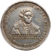 German States: Hamburg. Reformation Silver Medal, 1717 PCGS AU55