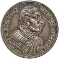 German States: Hesse-Cassel. Silver Medal (Ducat), (1730) PCGS MS62