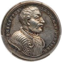 German States: Hesse-Cassel. Reformation Silver Medal, (1730) PCGS MS61