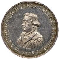 German States: Hesse-Darmstadt. Silver Striking of Ducat, 1817 PCGS MS62