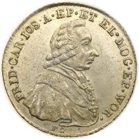 German States. Mainz. Fredrich Karl Joseph 1795 Silver 10 Kreuzer Choice Unc