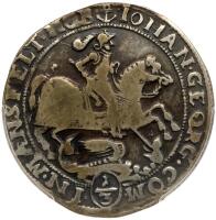 German States: Mansfeld-Eisleben. 1/3 Taler, 1670-ABK PCGS VF20