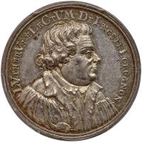 German States: Nuremberg. Reformation Silver 2 Ducat, 1717 PCGS MS62
