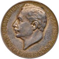 German States: Prussia. Silver Medal, 1914 PCGS AU58
