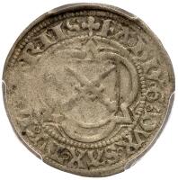 German States: Saxony. 1/2 Sword Groschen, (14)95 PCGS F12