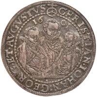 German States: Saxony. Taler, 1601-HB PCGS EF45
