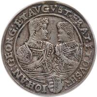 German States: Saxony. Taler, 1607-HR PCGS XF