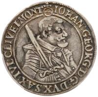 German States: Saxony. 1/4 Taler, 1632-HI PCGS XF