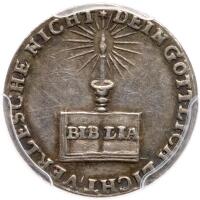 German States: Saxe-Eisenach. Silver Medal, 1717 PCGS AU58