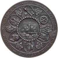 German States: Saxe-Eisenach. Cast Iron Medal, 1917 PCGS MS63