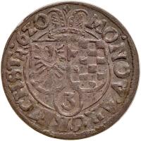 German States: Silesia-Liegnitz-Brieg. 3 Kreuzer, 1620-HR PCGS AU55