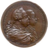 German States: Teutonic Order. Bronze Medal, 1770 PCGS Unc
