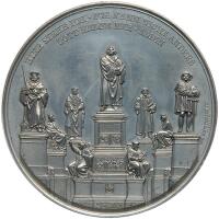 German States: Worms. Tin Medal, 1868 PCGS MS62