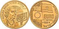 Golda Meir 100 Euro Gold "Coin"
