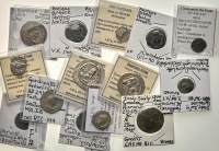 15-piece lot of Ancients - Greek, Sasanian and Roman Coinage