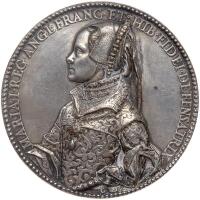 Great Britain. Cast Silvered Bronze Medal, ND (c.1555) XF