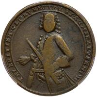 Great Britain. Admiral Vernon Bronze Medal, 1739 PCGS VF25