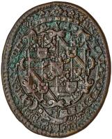 Great Britain. Order of the Garter Oval Bronze Medal, ND (17th-18th Century) VF