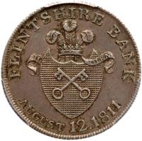 Great Britain. Silver Shilling Token, 1811 About Unc