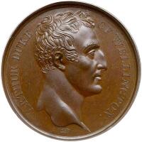 Great Britain. Bronze Medal, 1815 (1820) PCGS Specimen 63