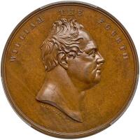 Great Britain. Bronze Medal, 1831 PCGS Specimen 64